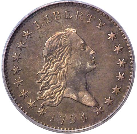 1794 FLOWING HAIR 50C