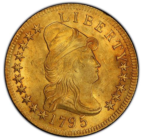 1795 DRAPED BUST $10