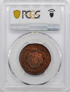 Picture of 1833 CORONET HEAD 1C MS66 Red Brown