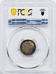 Picture of 1867 LIBERTY SEATED 10C MS66+ 