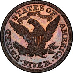 Picture of 1871 $5 J-1170 PR65 Red Brown
