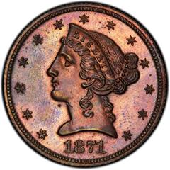 Picture of 1871 $5 J-1170 PR65 Red Brown