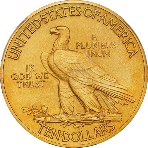 1908 INDIAN $10 PR67