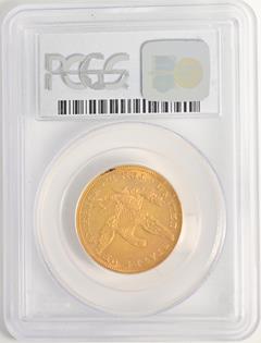 Picture of 1865 LIBERTY HEAD $10 AU58 