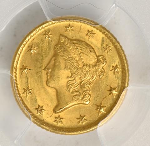 Picture of 1849-O GOLD G$1, TYPE 1 MS65  Picture of 1849-O GOLD G$1, TYPE 1 MS65
