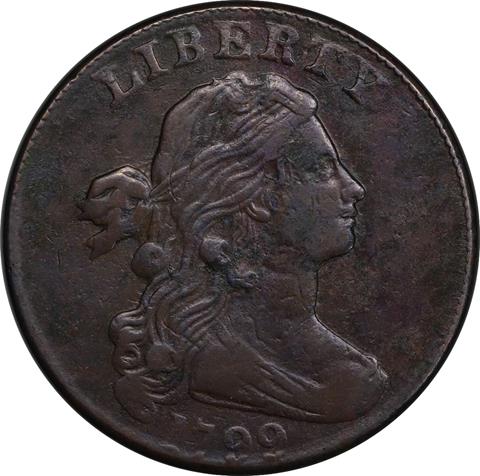 1799 DRAPED BUST 1C