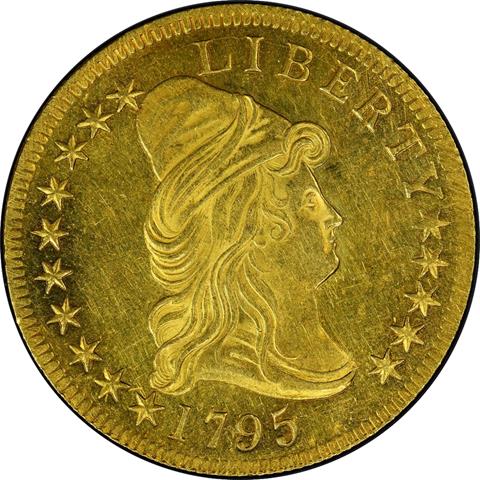 1795 DRAPED BUST $10