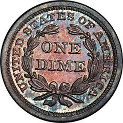 Picture of 1856 LIBERTY SEATED 10C, SMALL DATE PR65 