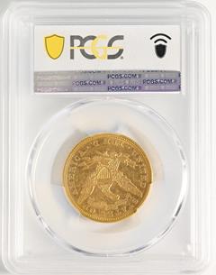 Picture of 1866-S LIBERTY $10, NO MOTTO AU55+ 