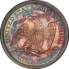 Picture of 1868 LIBERTY SEATED 25C, MOTTO MS66 