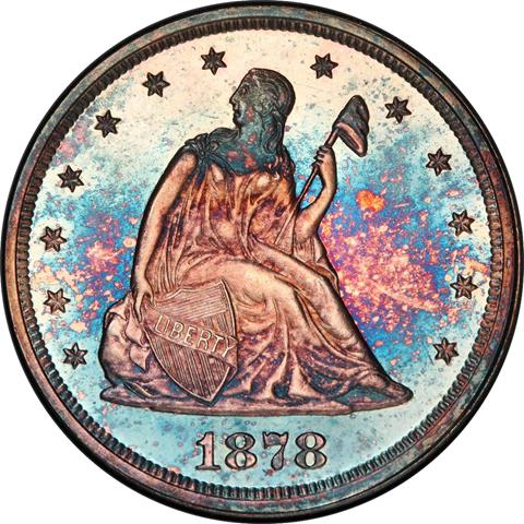 Picture of 1878 20C PR67 Cameo Picture of 1878 20C PR67 Cameo