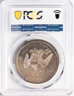 Picture of 1844 LIBERTY SEATED S$1, NO MOTTO PR65 