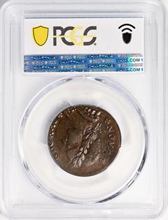 Picture of 1787 NOVA EBOR, SEATED RT COPPER MS64 Brown