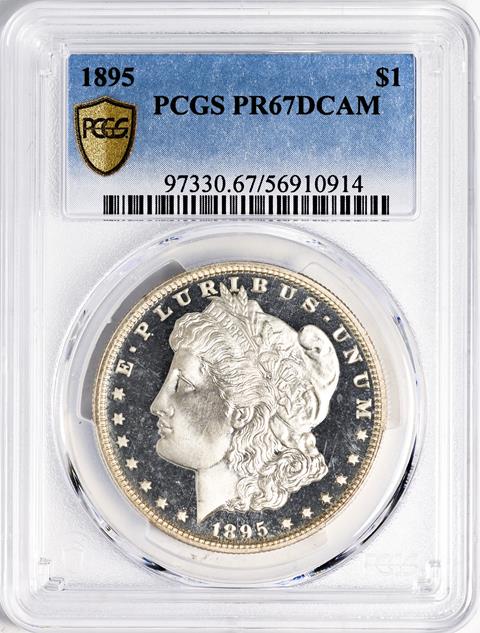 Picture of 1895 MORGAN S$1 PR67 Deep Cameo