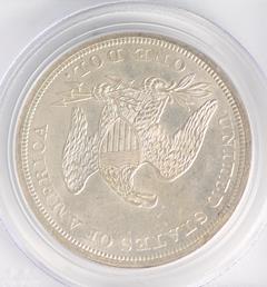 Picture of 1864 LIBERTY SEATED S$1, NO MOTTO MS65 