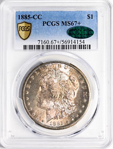 Picture of 1885-CC MORGAN S$1 MS67+ 