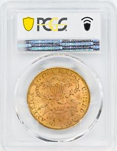 Picture of 1884-CC LIBERTY HEAD $20 MS63 