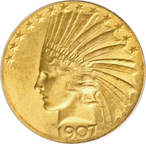 1907 INDIAN $10