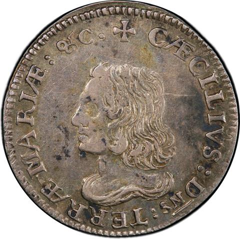 Picture of MARYLAND LORD BALTIMORE 6PENCE AU53  Picture of MARYLAND LORD BALTIMORE 6PENCE AU53