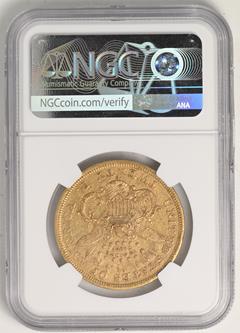 Picture of 1870-CC LIBERTY HEAD $20 AU53 