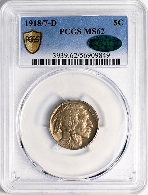 Picture of 1918/7-D BUFFALO 5C MS62 