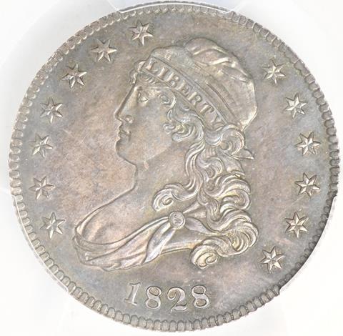 1828 CAPPED BUST 25C