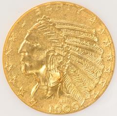 Picture of 1909-O INDIAN HEAD $5 MS63 