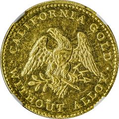 Picture of 1849 REEDED EDGE NORRIS GN $5 MS61 