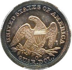 Picture of 1850-O LIBERTY SEATED 25C, NO MOTTO MS64+ 