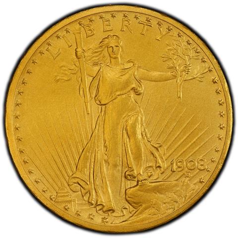 1908 ST. GAUDENS $20