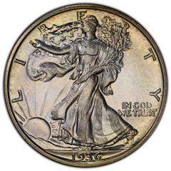 Picture of 1936 WALKING LIBERTY 50C PR67+ 