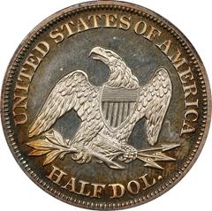 Picture of 1858 LIBERTY SEATED 50C PR65 Cameo
