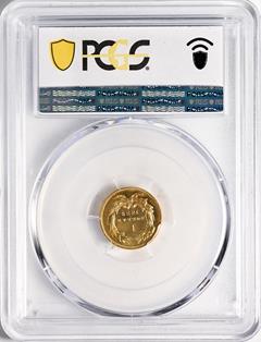 Picture of 1886 GOLD G$1, TYPE 3 PR67 