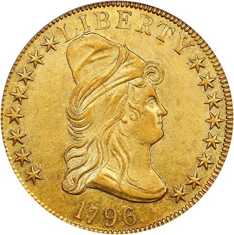 1796 DRAPED BUST $10