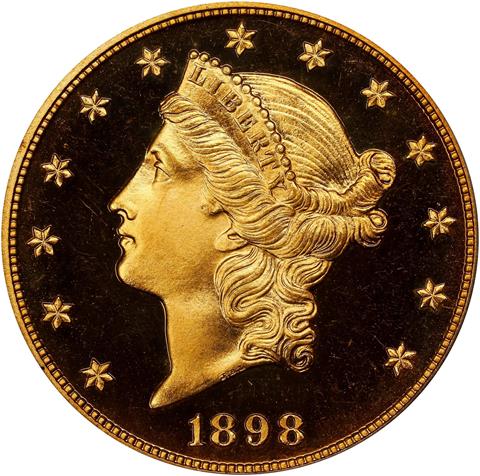 1898 LIBERTY HEAD $20