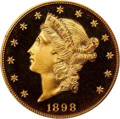 Picture of 1898 LIBERTY HEAD $20 PR65 Deep Cameo