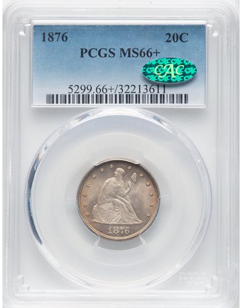 Picture of 1876 20C MS66+ 