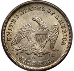 Picture of 1840-O LIBERTY SEATED 50C, NO MOTTO MS64 