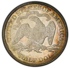 Picture of 1891 LIBERTY SEATED 50C, MOTTO MS67 