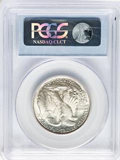 Picture of 1921 WALKING LIBERTY 50C MS65 