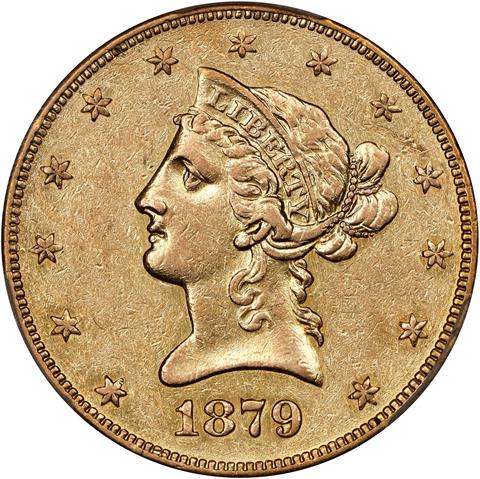 1879-CC LIBERTY HEAD $10