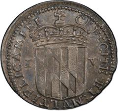 Picture of MARYLAND LORD BALTIMORE 4PENCE AU55 