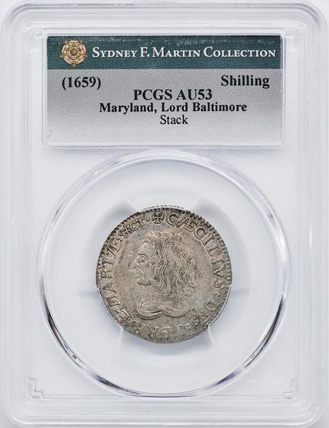 Picture of MARYLAND LORD BALTIMORE SHILNG AU53 