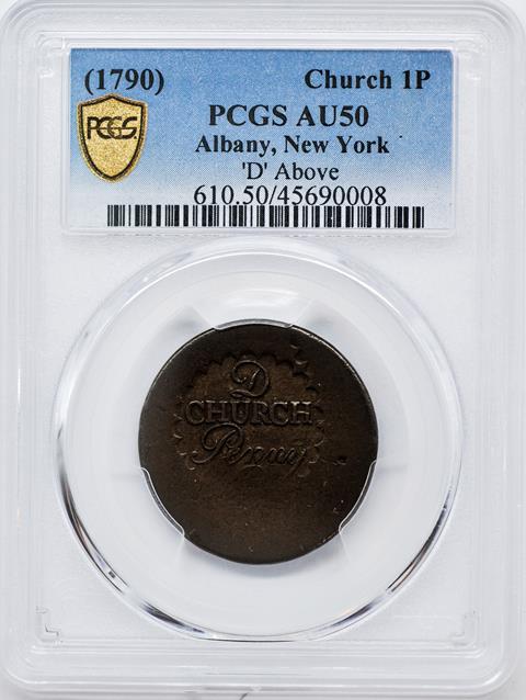 Picture of ALBANY D ABOVE PENNY AU50 Brown