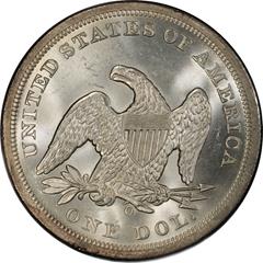 Picture of 1860-O LIBERTY SEATED S$1, NO MOTTO MS65 