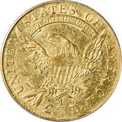 Picture of 1808 CAPPED BUST $2.5 AU55 