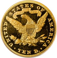 Picture of 1896 LIBERTY HEAD $10 PR65 Deep Cameo