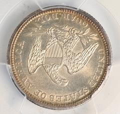 Picture of 1840 LIBERTY SEATED 25C, DRAPERY MS64+ 