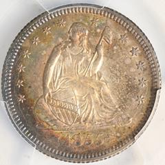 Picture of 1855-O LIBERTY SEATED 25C, ARROWS MS64 
