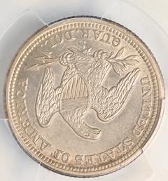 Picture of 1859-S LIBERTY SEATED 25C, NO MOTTO AU55 
